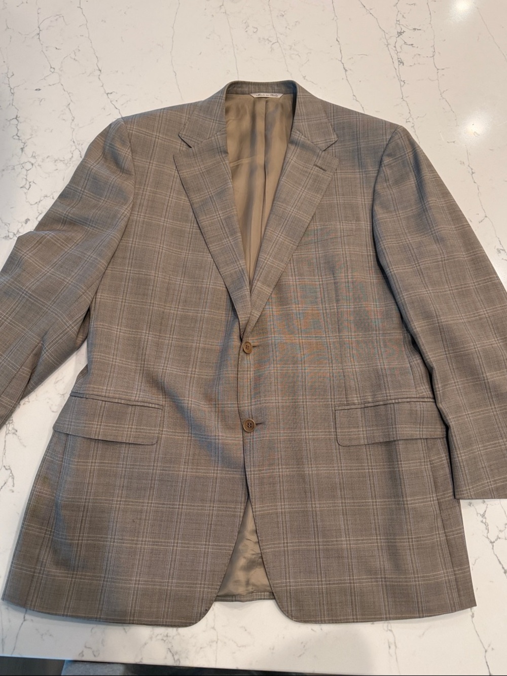 Classic Men's Gray Plaid Sport Coat - Unbranded